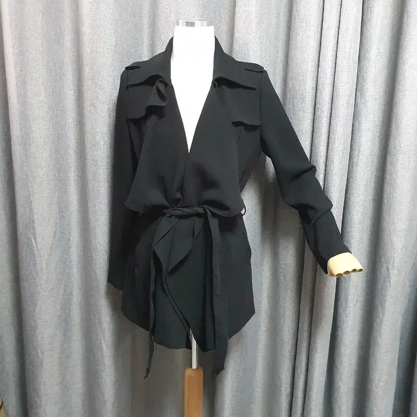 [BUNJANG] Charr Belle Luxury Waist Tie Jacket / 차르르 고급 허리끈자켓