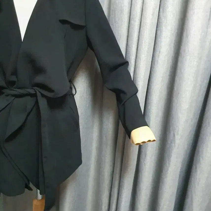 [BUNJANG] Charr Belle Luxury Waist Tie Jacket / 차르르 고급 허리끈자켓