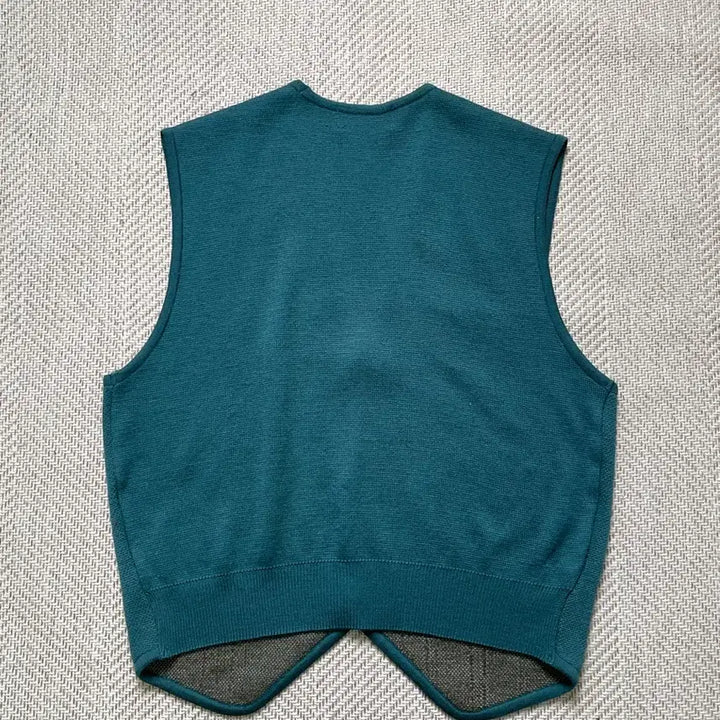 [BUNJANG] Vintage Green Iceland USA Ethnic Vest / 빈티지 그린아이슬란드 usa 에스닉 베스트