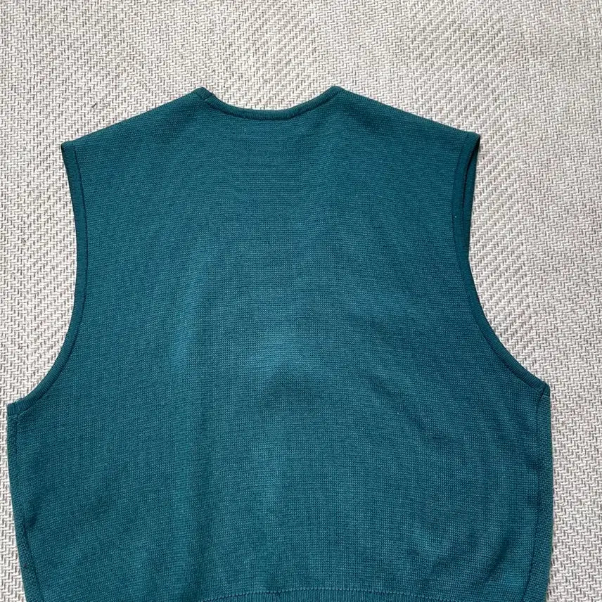 [BUNJANG] Vintage Green Iceland USA Ethnic Vest / 빈티지 그린아이슬란드 usa 에스닉 베스트