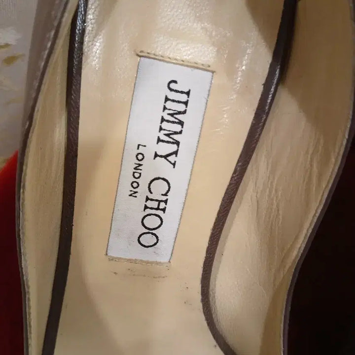 [BUNJANG] Jimmy Choo Evelyn Open-Toe Pumps Gray Brown Heels / 236. 지미추 에블린 오픈토 펌프스 힐 그레이 브라운 240사이즈