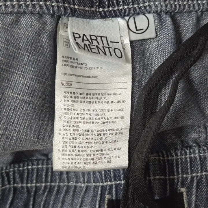 [SOLD OUT] 파르티멘토 스톤 워싱 데님 블루 셔츠 XL 팬츠 L 셋업