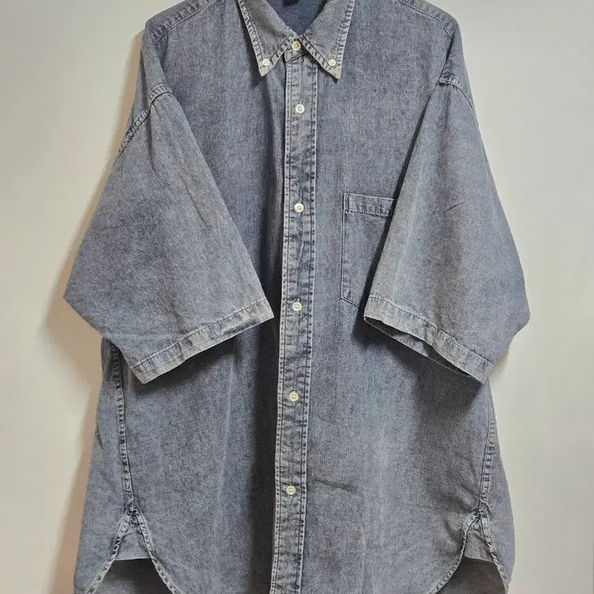 [SOLD OUT] 파르티멘토 스톤 워싱 데님 블루 셔츠 XL 팬츠 L 셋업