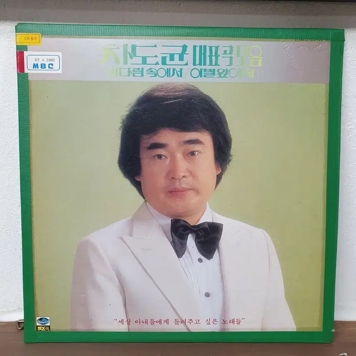 [BUNJANG] Cha Do Kyun Best Album LP 1982 / 차도균  대표곡모음 LP 1982 지구레코드   백색라벨