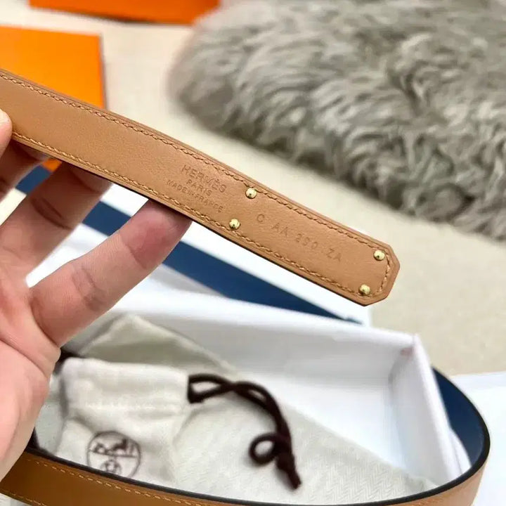 [BUNJANG] Hermès Kelly Belt 1.8cm - Blue / 에르메스 여성 켈리 벨트 1.8cm 폭 제품입니다