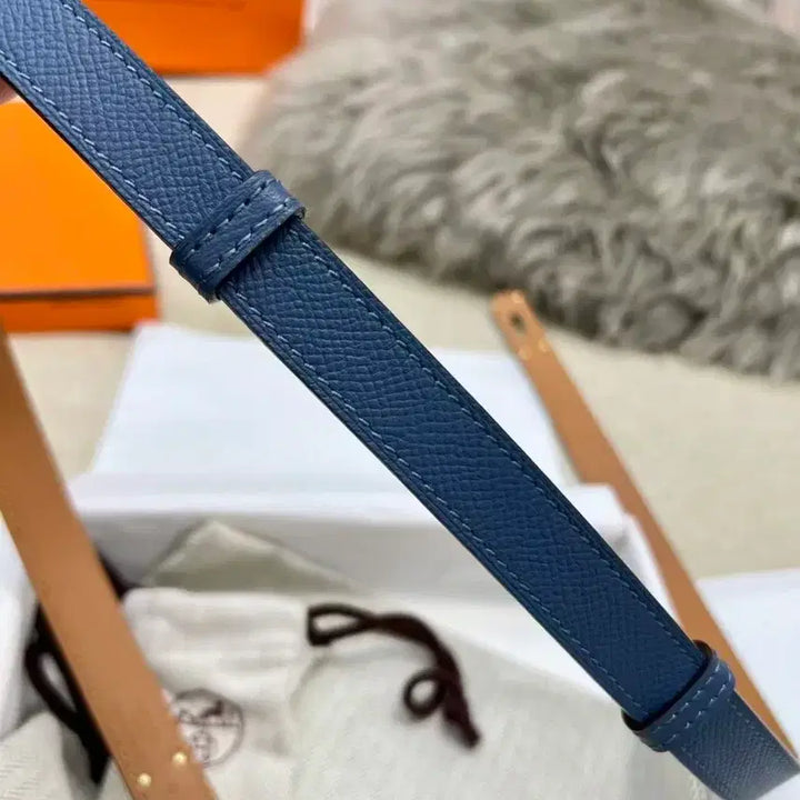 [BUNJANG] Hermès Kelly Belt 1.8cm - Blue / 에르메스 여성 켈리 벨트 1.8cm 폭 제품입니다