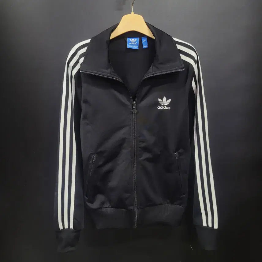 [BUNJANG] Adidas Firebird Black and White Track Top Jersey / 아디다스 불꽃 파이어버드 검흰 백로고 트랙탑 져지