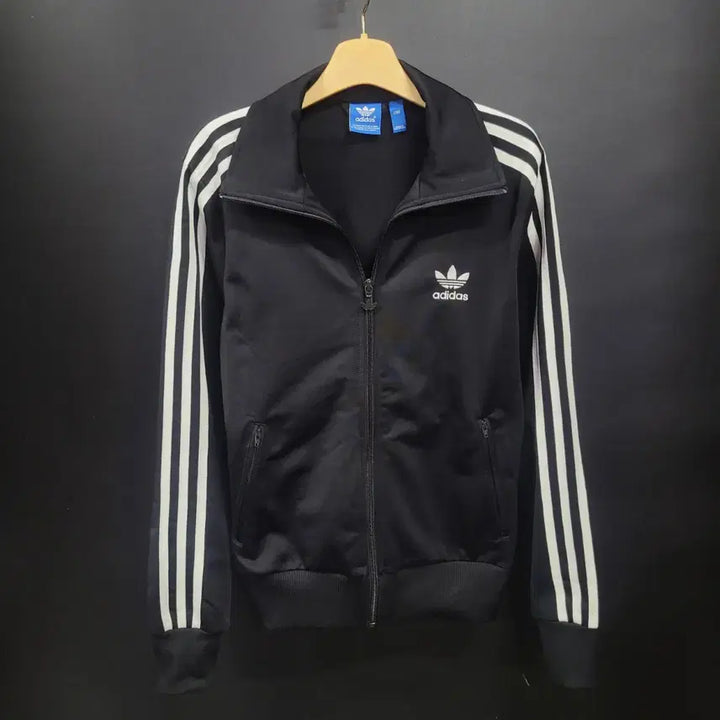 [BUNJANG] Adidas Firebird Black and White Track Top Jersey / 아디다스 불꽃 파이어버드 검흰 백로고 트랙탑 져지