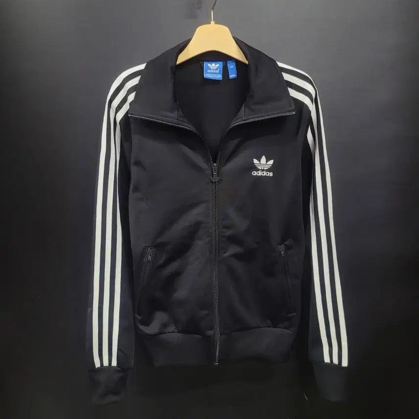 [BUNJANG] Adidas Firebird Black and White Track Top Jersey / 아디다스 불꽃 파이어버드 검흰 백로고 트랙탑 져지