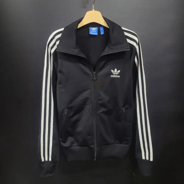 [BUNJANG] Adidas Firebird Black and White Track Top Jersey / 아디다스 불꽃 파이어버드 검흰 백로고 트랙탑 져지