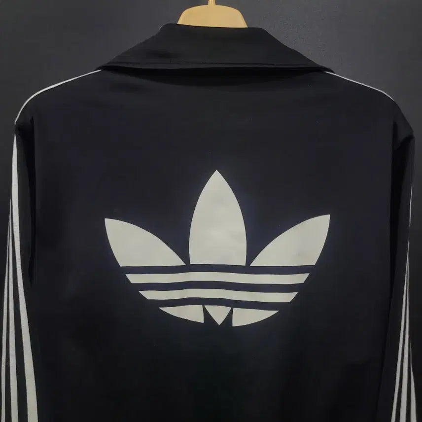 [BUNJANG] Adidas Firebird Black and White Track Top Jersey / 아디다스 불꽃 파이어버드 검흰 백로고 트랙탑 져지