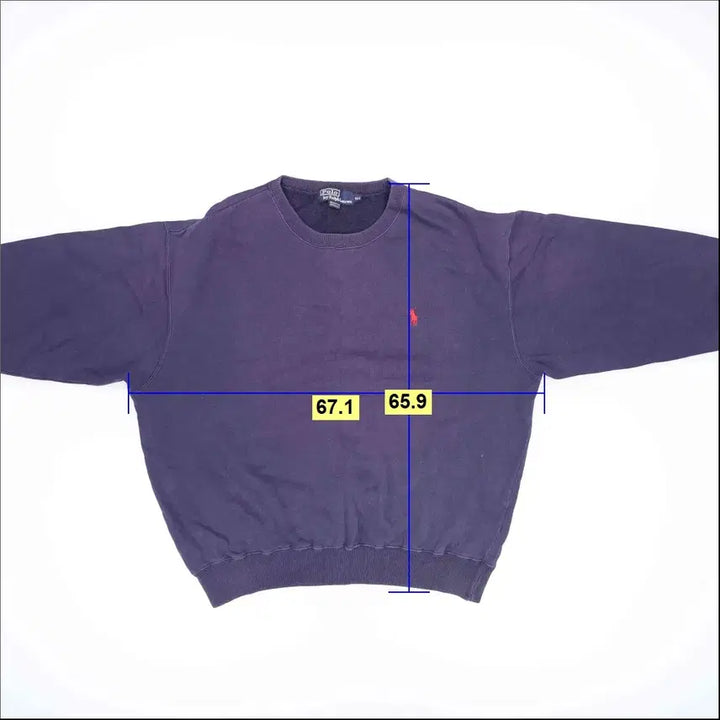 [BUNJANG] Polo 80s Vintage Sweatshirt / 100 폴로 80s 빈티지 맨투맨 0417H1