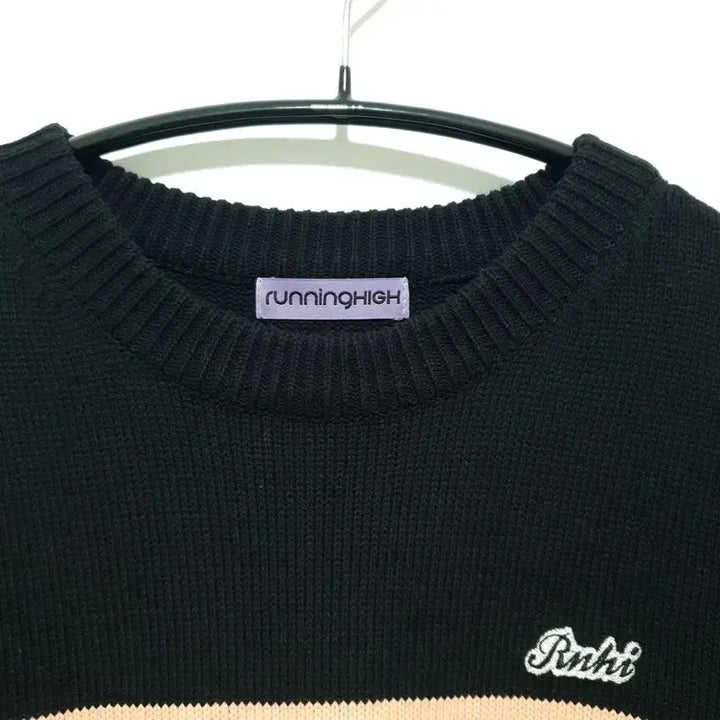 [BUNJANG] Running High Line Point Pullover Knit / 러닝하이 라인 포인트 풀오버 니트 F_M2034
