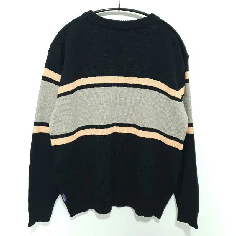 [BUNJANG] Running High Line Point Pullover Knit / 러닝하이 라인 포인트 풀오버 니트 F_M2034