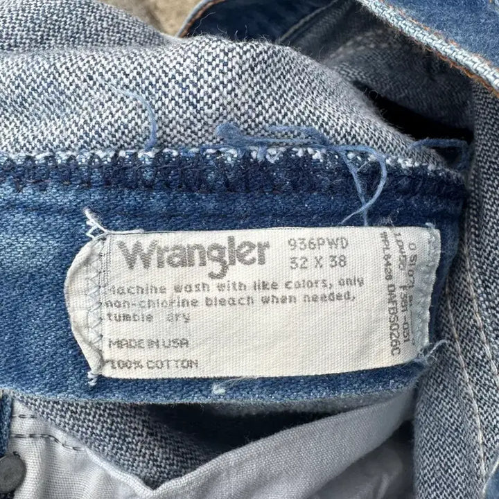 [BUNJANG] Wrangler 936PWD Cowboy Cut Denim Pants / 90s 랭글러 빈티지 936 pwd 카우보이컷 데님 팬츠 32 517
