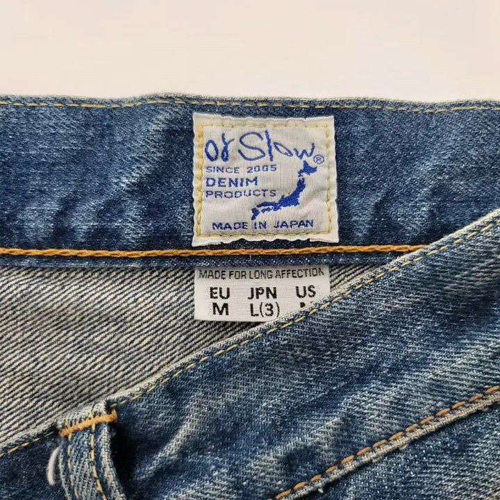 [SOLD OUT] 오어슬로우 STANDARD DENIM 105 2YEAR 3사이즈