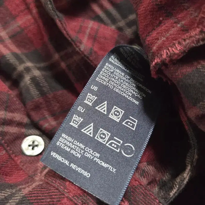[SOLD OUT] 타미힐피거 레드 체크 셔츠 원피스