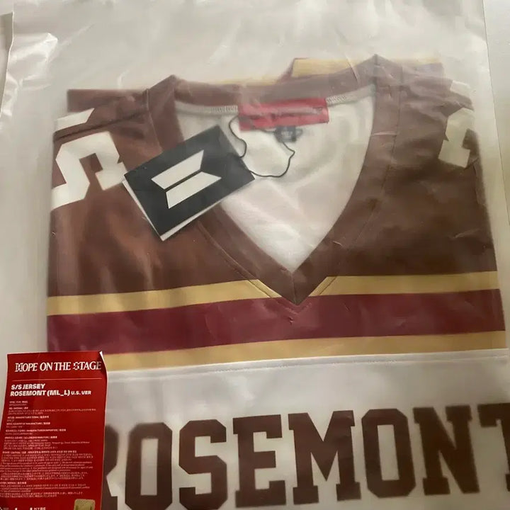 [BUNJANG] BTS Rosemont Jersey (M/L) - New / 방탄소년단 S/S 저지 로즈몬트 (M/L) 새상품