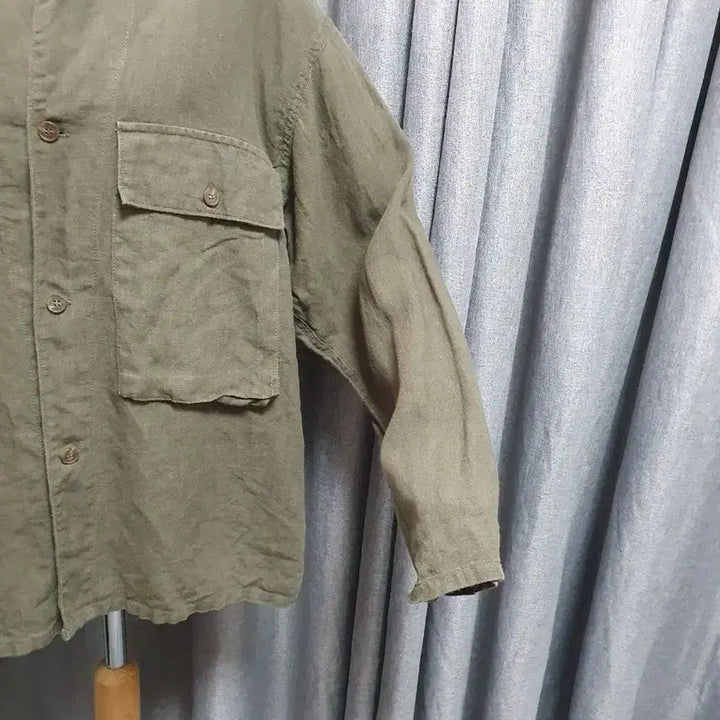 [BUNJANG] Oversized Linen Jacket / 빅포켓 오버 린넨 자켓