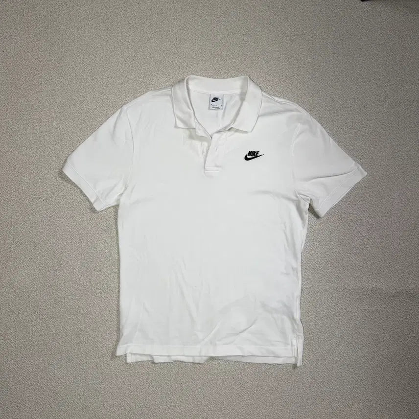 [SOLD OUT] 나이키 m nsw 폴로 화이트 반팔 카라티