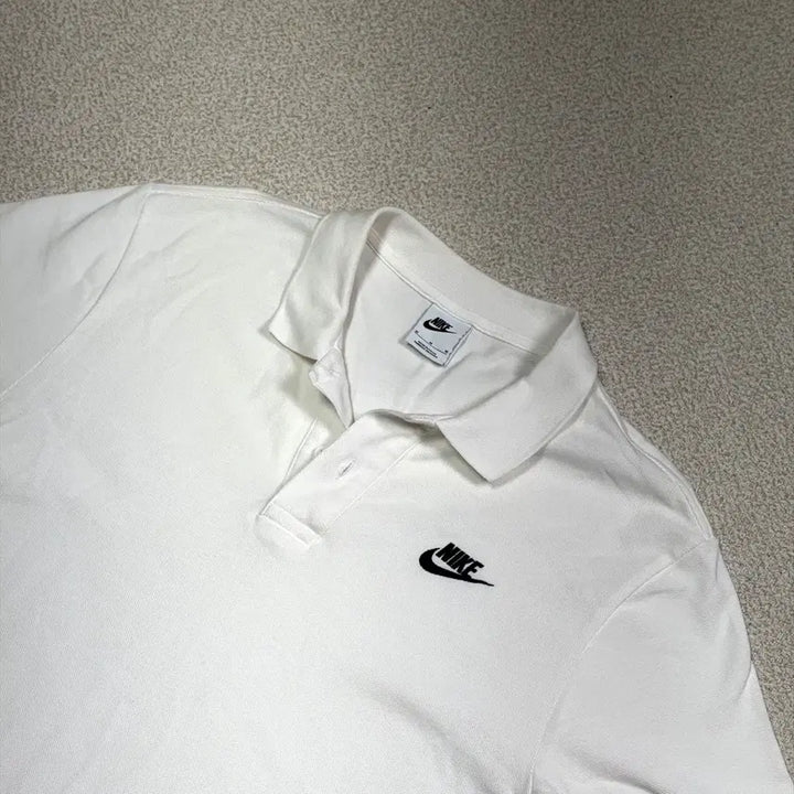 [SOLD OUT] 나이키 m nsw 폴로 화이트 반팔 카라티