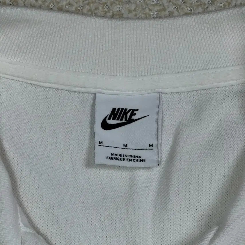 [SOLD OUT] 나이키 m nsw 폴로 화이트 반팔 카라티