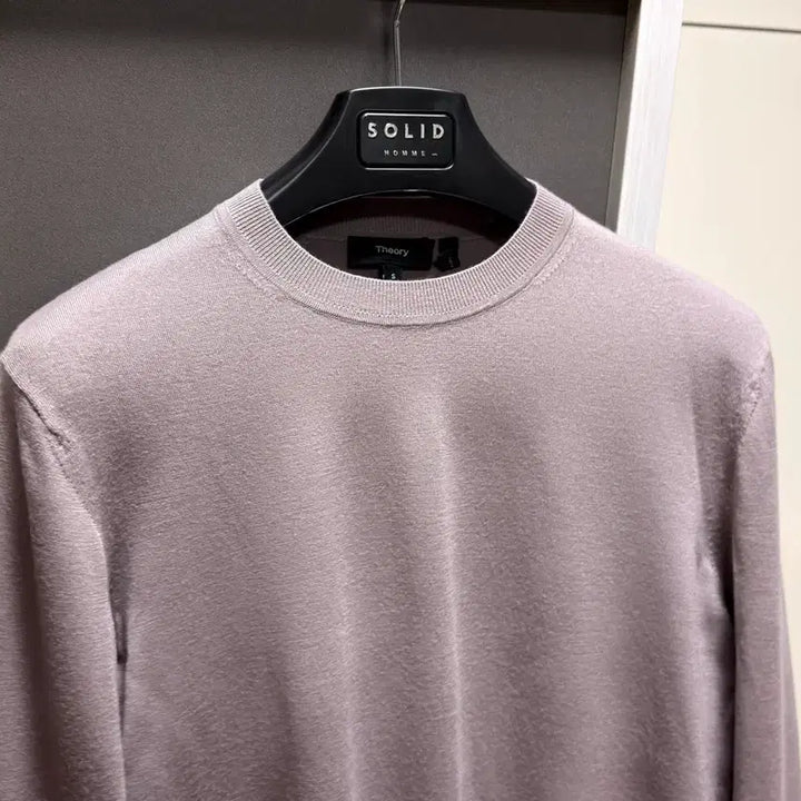 [BUNJANG] Theory Regal Wool Knit Sweater S Lavender / Theory 띠어리 리갈울 니트 S 라벤더
