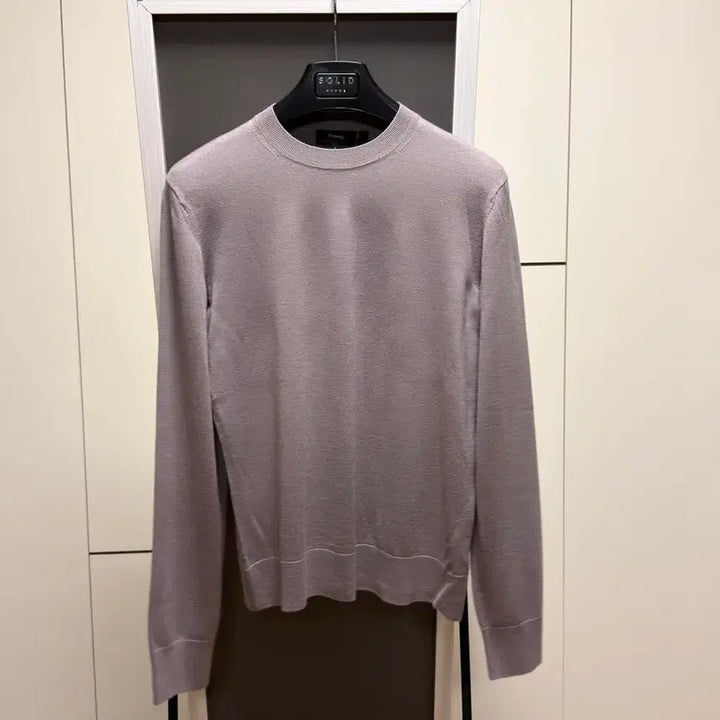 [BUNJANG] Theory Regal Wool Knit Sweater S Lavender / Theory 띠어리 리갈울 니트 S 라벤더