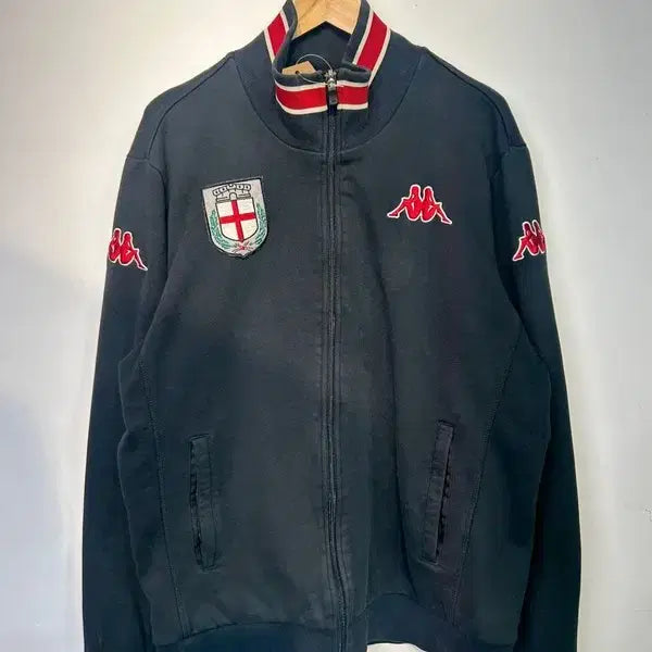 [SOLD OUT] XL 카파 스트릿 빈티지 잉글랜드 올드스쿨 져지 집업 블랙