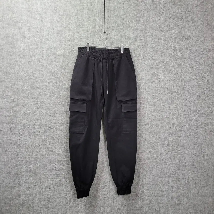 [BUNJANG] H245 Black Jogger Pants (Size 30) / ㅎ245 블랙 조거팬츠 30