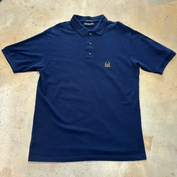 [BUNJANG] Christian Dior Navy Caravan Short Sleeve T-shirt / L 크리스찬 디올 네이비 카라반팔티
