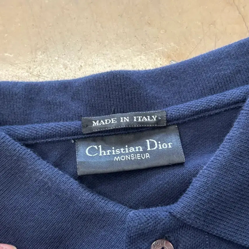 [BUNJANG] Christian Dior Navy Caravan Short Sleeve T-shirt / L 크리스찬 디올 네이비 카라반팔티