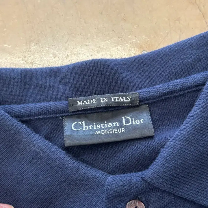 [BUNJANG] Christian Dior Navy Caravan Short Sleeve T-shirt / L 크리스찬 디올 네이비 카라반팔티