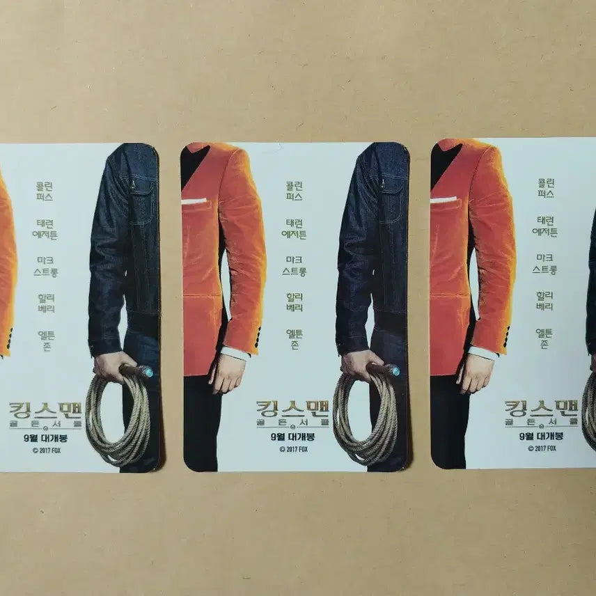 [BUNJANG] Kingsman Golden Circle Card Set / 킹스맨 골든서클 카드 3종