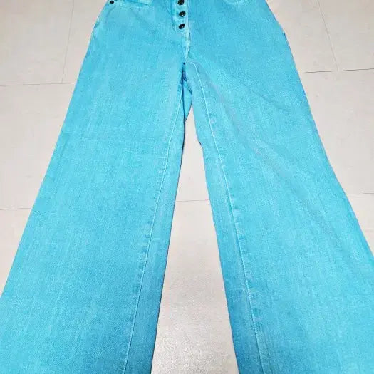 [BUNJANG] SJYP HanSam Wide Collar Denim Jeans S / sjyp 한섬 와이드 컬러 데님진 s 폴1321