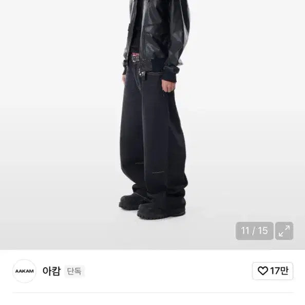 [BUNJANG] Akom Western Leather Rider Jacket Black / 아캄 웨스턴 레더 라이더 자켓 블랙