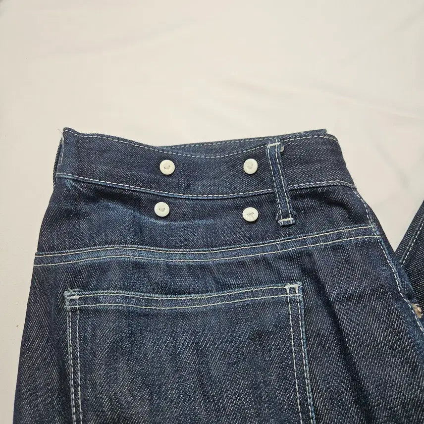 [BUNJANG] WAAR Raw Stitch Denim Pants L / WAAR 와르 스티치 생지 데님팬츠 프리미엄진 L