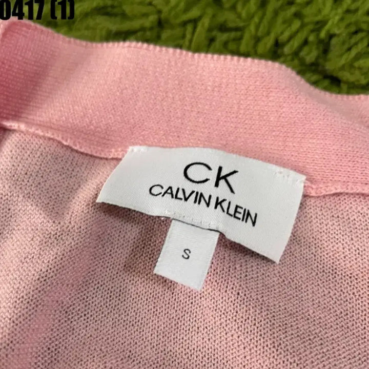 [SOLD OUT] CK 캘빈클라인 핑크 가디건 S