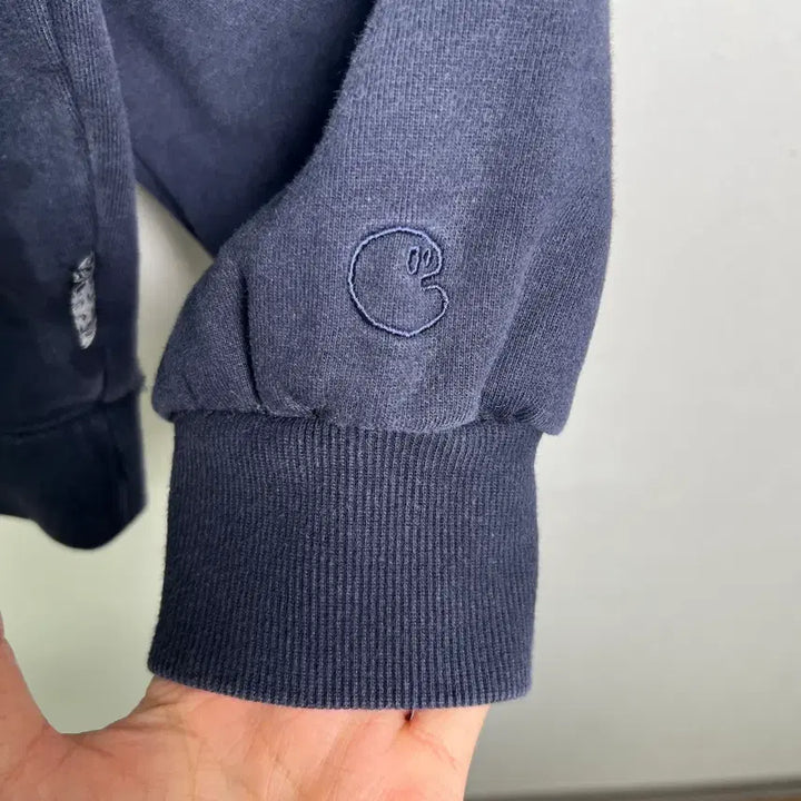 [BUNJANG] Palette X Covernat Bear Logo Printed Sweatshirt / 팔렛 X 커버낫 베어 로고 프린팅 맨투맨 L