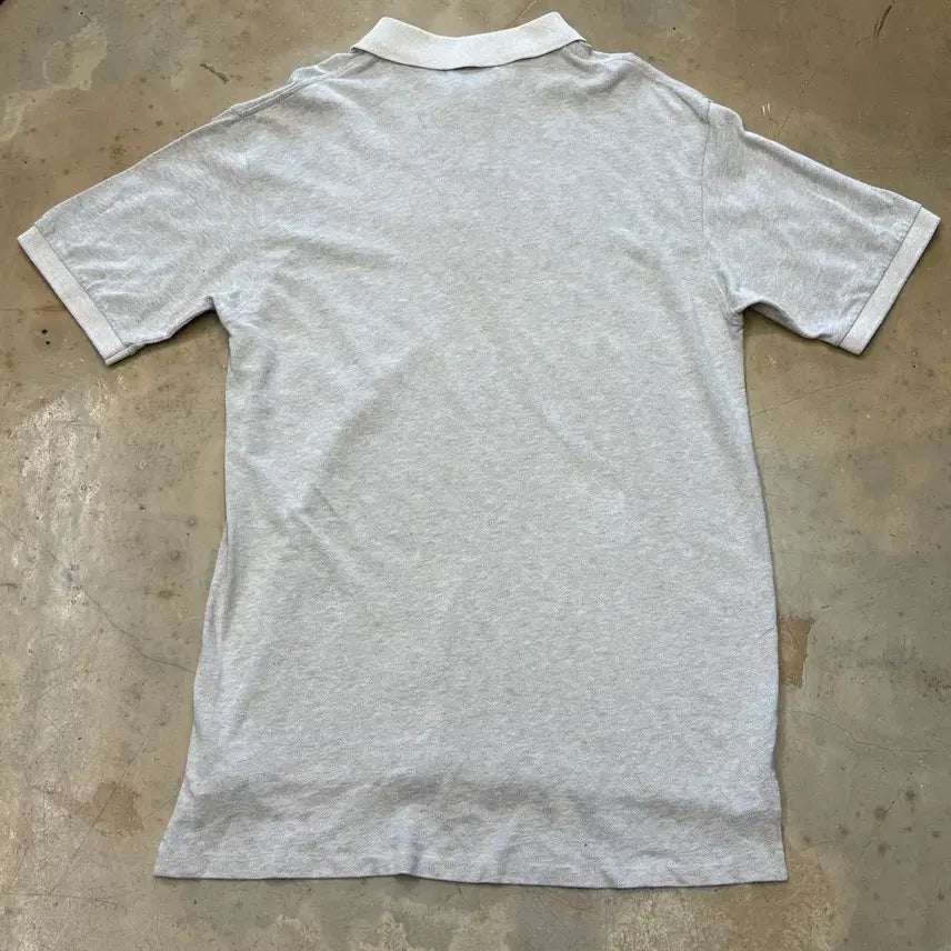 [BUNJANG] Burberry Cotton Short Sleeve T-shirt / XL 버버리 MADE IN USA 코튼 카라반팔티