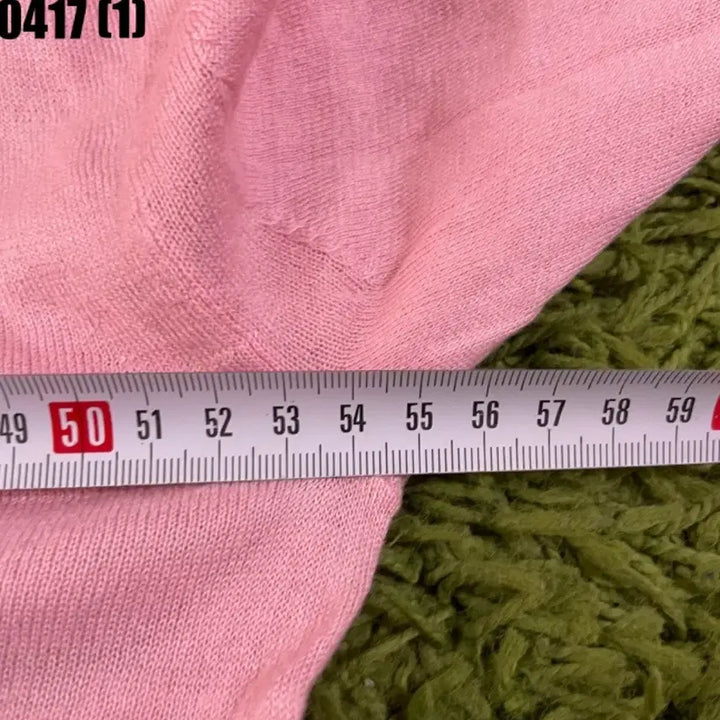 [BUNJANG] Calvin Klein Pink Cardigan / CK 캘빈클라인 핑크 가디건