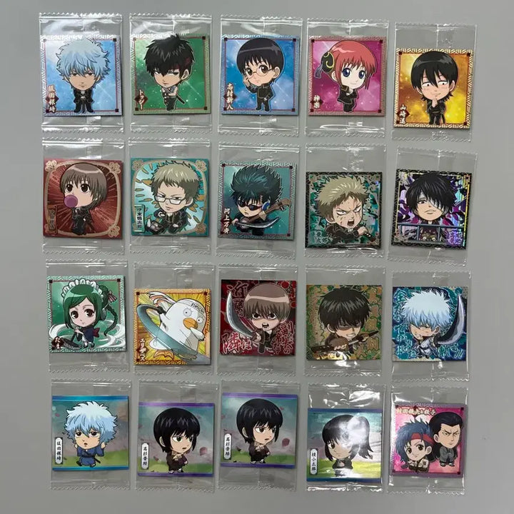 [BUNJANG] Gintama Wafer Stickers Season 2 Bundle Set / 은혼 웨하스씰 2탄 스티커 20종 일괄