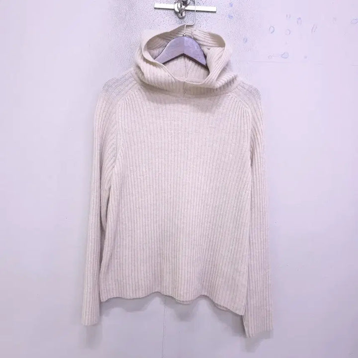 [SOLD OUT] 루이리치) 제평 여성 캐시미어 혼방 후드 골지니트 -F