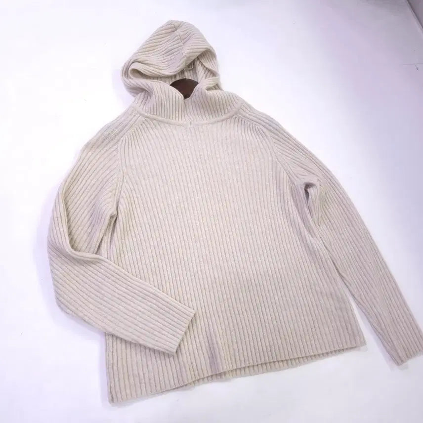 [SOLD OUT] 루이리치) 제평 여성 캐시미어 혼방 후드 골지니트 -F