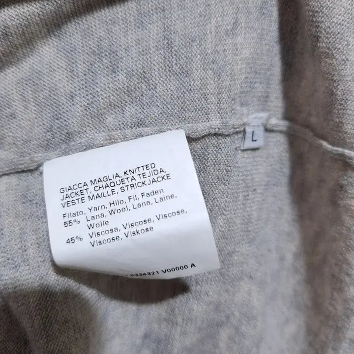 [BUNJANG] Marina Rinaldi Gray Long Cardigan / 6.마리나리날디 회색 롱 가디건