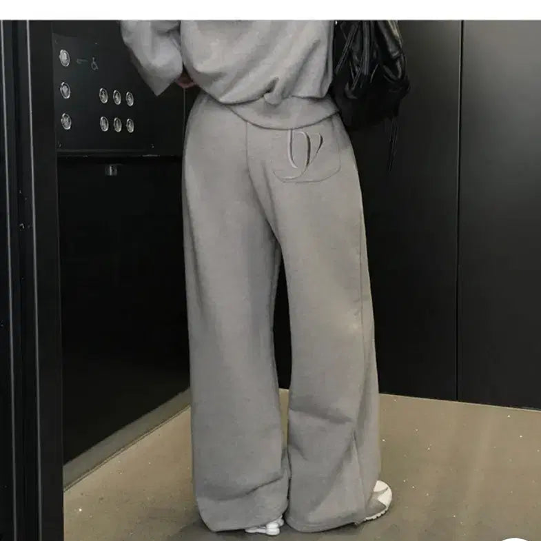 [BUNJANG] Holi Bien Basic Wide Training Pants (Ivory) / 홀리 비엔 사계절 베이직 와이드 트레이닝팬츠 신상 새상품 (아이보리)