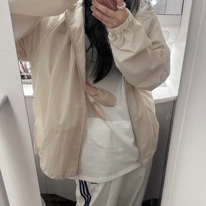 [BUNJANG] Archive J2U Hoodie Windbreaker / 아카이브제이투유 후디윈드브레이커