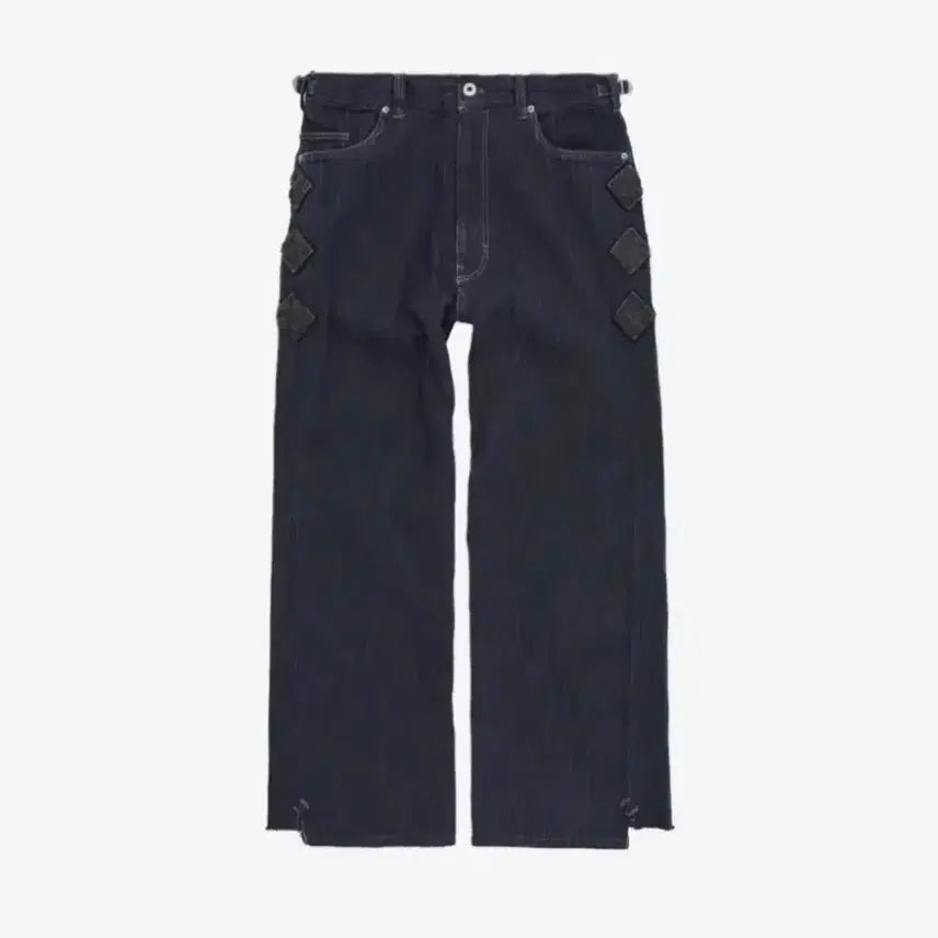 [BUNJANG] Polytelu Hank Straight Denim Jeans / [4] 폴리테루 행크 스트레이트 데님 블루차콜