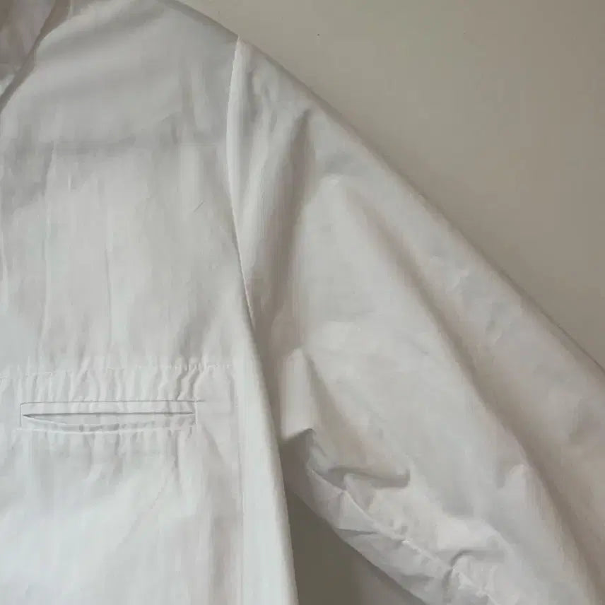 [SOLD OUT] 화이트 카라 포켓 셔츠 55