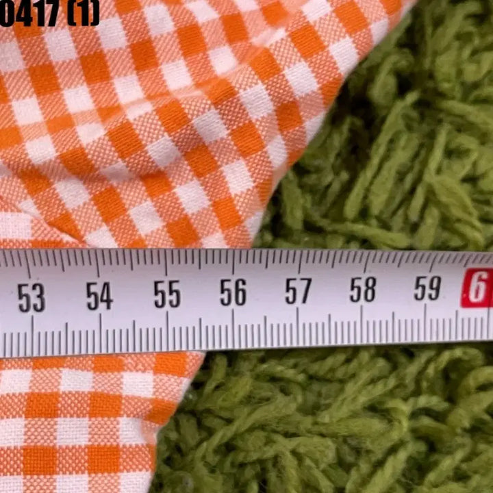 [BUNJANG] Polo Ralph Lauren Orange Checkered Shirt / 폴로 랄프로렌 오렌지 체크셔츠 남방 긴팔 S